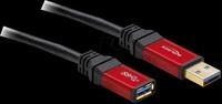 DELOCK 82753 - USB 5 Gb/s Kabel, A Stecker auf A Buchse, 2 m