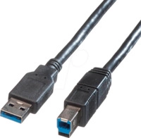 ROLINE 11028871 - USB 5 Gb/s Kabel, A Stecker auf B Stecker, 3,0 m