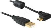 DELOCK 83147 - USB 2.0 Kabel, A Stecker auf Micro B Stecker, 1 m