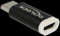 DELOCK 65678 - USB 2.0 Micro B Buchse auf USB Type-C Stecker schwarz