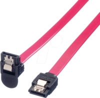 ROLINE 11031564 - Kabel SATA 6 Gb/s Bu. > SATA Bu., 50 cm, rot, gew., Metall