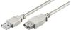GOOBAY 68715 - USB 2.0 Hi-Speed Verlängerungskabel 1,8 m grau
