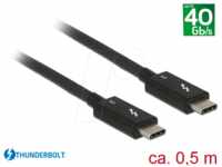DELOCK 84844 - Kabel Thunderbolt 3 USB-C Stecker > USB-C Stecker 0,5 m