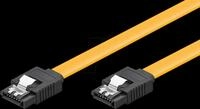 GOOBAY 95023 - Kabel SATA 6 Gb/s St. > SATA St. 70 cm gelb