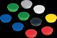 FRANKEN HM2099 - Magnete, 24 mm, farbig sortiert, 10 St&uuml;ck