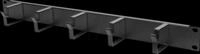 DIGITUS DN-97602 - 19" Kabelmanagement Rangierpanel, 5 B&uuml;gel, 1 HE, schwarz