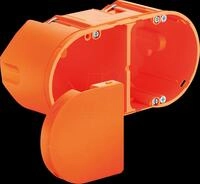 KAISER 9062-94 - Electronic-Dose mit Trennwand und Abdeckung, luftdicht, T: 75 mm