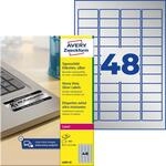 AVZ L6009-20 - Typenschild-Etiketten, wasserfest, 45,7 x 21,2 mm, 960 St&uuml;ck, si