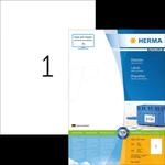 HERMA 4428 - Universal-Etiketten, 210 x 297 mm, 100 St&uuml;ck, wei&szlig;