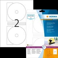 HERMA 5115 - CD-Etiketten, 50 St&uuml;ck, wei&szlig;