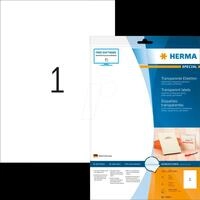 HERMA 8964 - Ordner-Etiketten, 297 x 210 mm, transparent