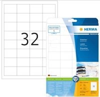 HERMA 4200 - PREMIUM Etiketten A4, 48,3 x 33,8 mm, wei&szlig;, permanent haftend