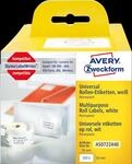 AVZ AS0722440 - Rollenetiketten AS0722440, 54x70mm, wei&szlig;
