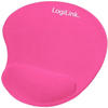 LOGILINK ID0027P, LOGILINK ID0027P - Mauspad mit Silikon Gel Handauflage, pink