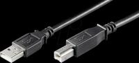 GOOBAY 93596 - USB 2.0 Hi-Speed Kabel, A-Stecker > B-Stecker