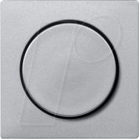 EL SM 52500460 - System M, Zentralplatte, mit Drehknopf, aluminium, edelmatt