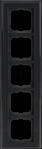 BJ 1725-831 - Abdeckrahmen 5-fach anthrazit - Busch-dynasty&reg;