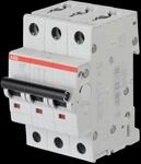 ABB S203-B6 - Leitungsschutzschalter, Char. B, 6 A, 3 polig