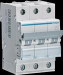 HAGER MCN350 - Leitungsschutzschalter, 3 polig, 6kA, C-Charakteristik, 50A, 3TE