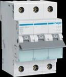 HAGER MBN363 - Leitungsschutzschalter, 3 polig, 6kA, B-Charakteristik, 63A, 3TE