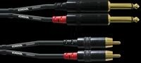 CFU-PC 1,5 - 2x Kabel, Klinkenstecker auf Cinchstecker, 1,5 m
