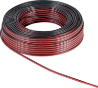 LA 205-25 - Lautsprecherkabel rot/schwarz CU, 25 m