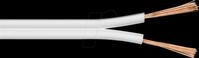 GOOBAY 67748 - Lautsprecherkabel 2x1.5 mm&sup2;, 25 m weiss CCA