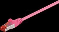 GOOBAY 95569 - Cat.6 S/FTP PiMF Patchkabel, CCA, magenta, 1,5 m