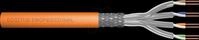 DIGI DK-1743VH10 - Verlegekabel Cat.7, Simplex, S/FTP, 1200 MHz, orange, 1000 m