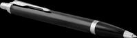 PARKER 1931665 - Kugelschreiber, blau, M, IM Black Lacquer