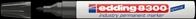 EDDING 8300SW - Industrie Permanent Marker, schwarz