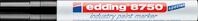 EDDING 8750SW - Industrie Lack Marker, 2,0-4,0 mm, schwarz