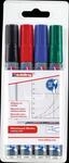 EDDING 250/4S - Whiteboard Marker, 1,5 - 3,0 mm, 4-farbig