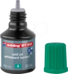 EDDING BT30004 - Nachf&uuml;lltinte, Whiteboardmarker, BT 30, gr&uuml;n