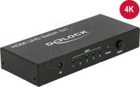 DELOCK 18685 - HDMI Switch, 5x HDMI Buchse auf HDMI Buchse, 4K