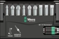WERA 05056375001 - Bit-Satz Bit-Check 10, 10-teilig gemischt, Torsion