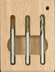 PROXXON 27116 - Schaftfr&auml;serset, Vollhartmetall, 3-teilig