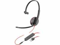 POLY BW C3215 - Headset, USB/Klinke, Mono, Blackwire C3215, bulk