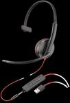 POLY BW C3215 - Headset, USB/Klinke, Mono, Blackwire C3215, bulk