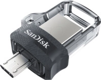 SDDD3-256G-G46 - USB-Stick, USB 3.0 A/micro-B, 256GB, Ultra Dual Drive