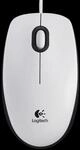 LOGITECH B100 WS - Maus (Mouse), Kabel, USB, wei&szlig;
