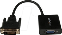 ST DVI2VGAE - Aktiver Adapter DVI-D Stecker > VGA Buchse, USB micro-B