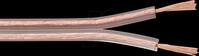 GOOBAY 67720 - Lautsprecherkabel 2x1.5 mm&sup2;, 10 m transparent CCA