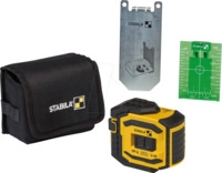 STABILA 19033 - Kreuzlinien-Lot-Laser LAX 300 G, 4-teiliges Set