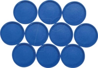 MAUL 6172335 - Magnete, 29 mm, blau, 10 St&uuml;ck
