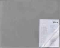DURABLE 729310 - Schreibunterlage, 650 x 500 mm, mit Kantenschutz, grau
