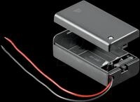 HALTER 1X9VS - Batteriehalter f&uuml;r 1 9 Volt Block