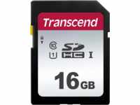 TS16GSDC300S - SDHC-Speicherkarte, 16GB, Class 10 UHS-I U1, 300S