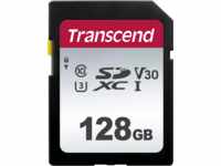 TS128GSDC300S - SDXC-Speicherkarte, 128GB, Class 10 UHS-I U1, V30, 300S