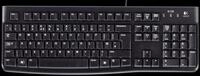 LOGITECH K120FBU - Tastatur, Layout: US QWERY, schwarz, Business-Version